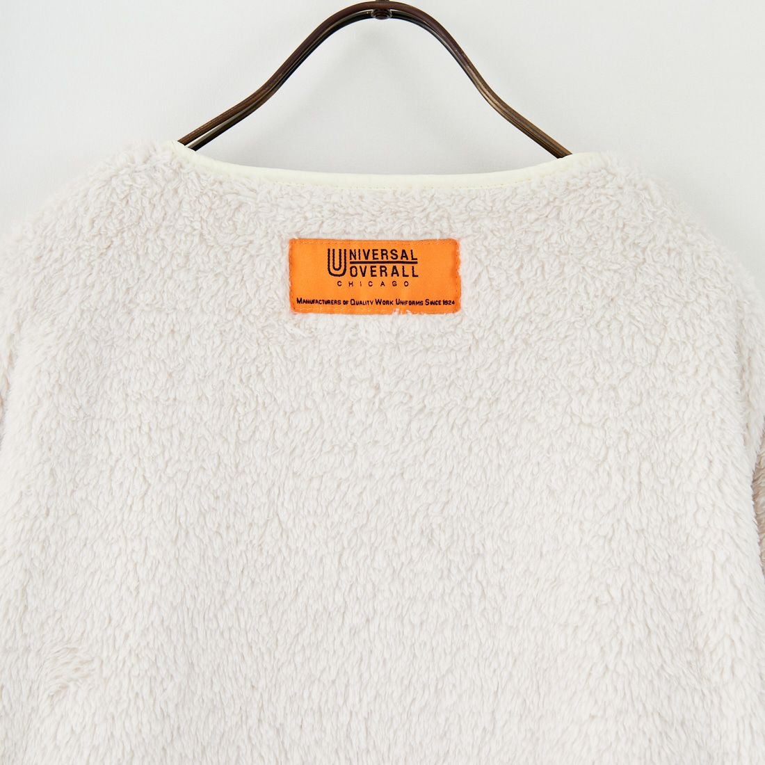 UNIVERSAL OVERALL [ユニバーサルオーバーオール] 別注 ボア切替 キルティングジャケット [U2532451IN-JF] IVORY