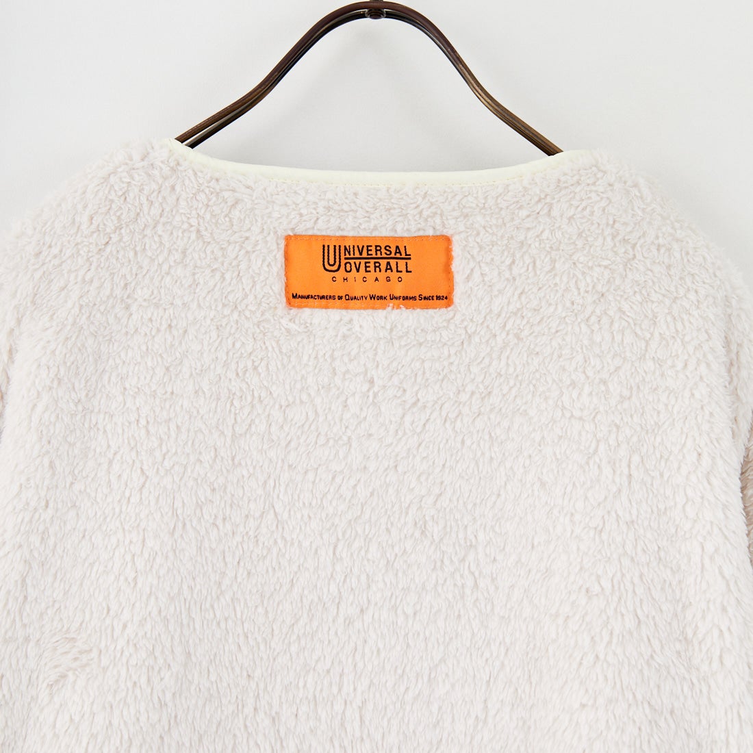 UNIVERSAL OVERALL [ユニバーサルオーバーオール] 別注 ボア切替 キルティングジャケット [U2532451IN-JF] IVORY