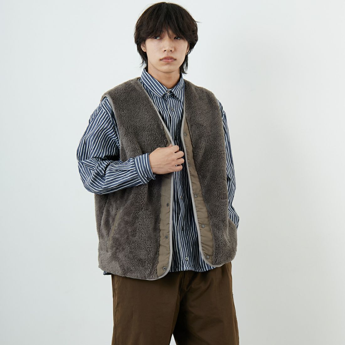 CHARCOAL&&モデル身長：179cm 着用サイズ：XL&&