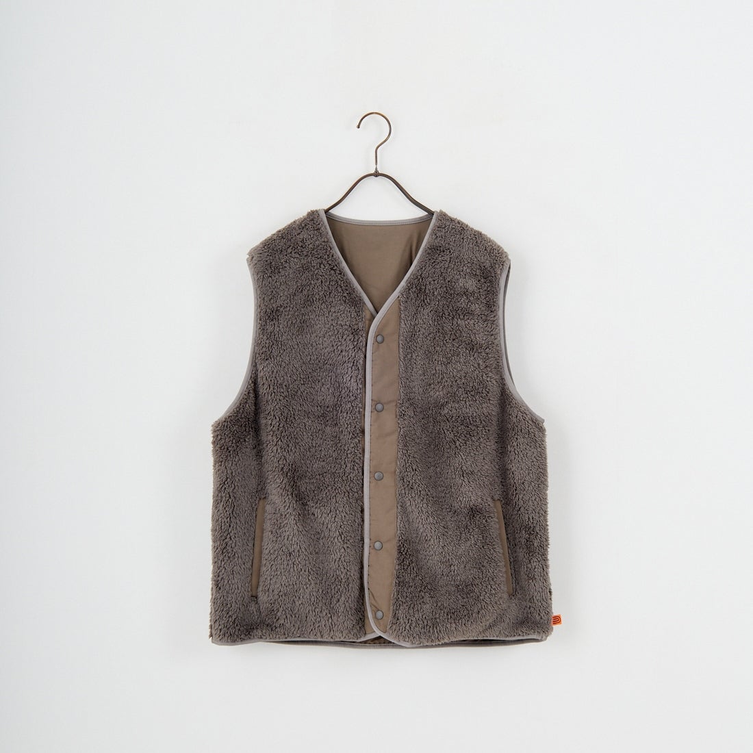 UNIVERSAL OVERALL [ユニバーサルオーバーオール] 別注 リバーシブルボアベスト [U2531401IN-JF] CHARCOAL