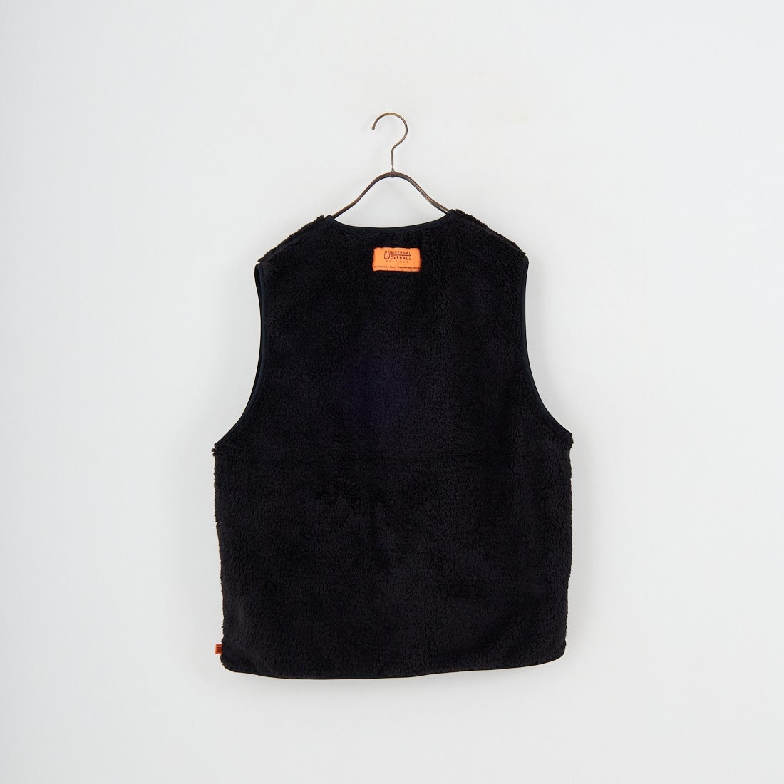 UNIVERSAL OVERALL [ユニバーサルオーバーオール] 別注 リバーシブルボアベスト [U2531401IN-JF] BLACK