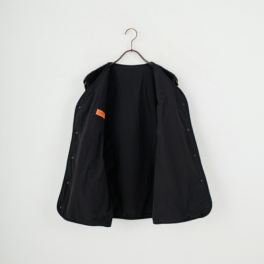 UNIVERSAL OVERALL [ユニバーサルオーバーオール] 別注 リバーシブルボアベスト [U2531401IN-JF] BLACK