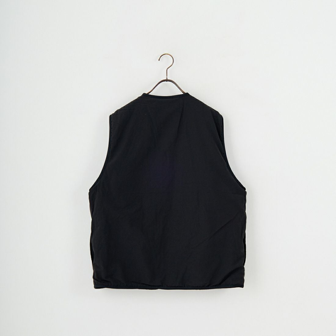 UNIVERSAL OVERALL [ユニバーサルオーバーオール] 別注 リバーシブルボアベスト [U2531401IN-JF] BLACK