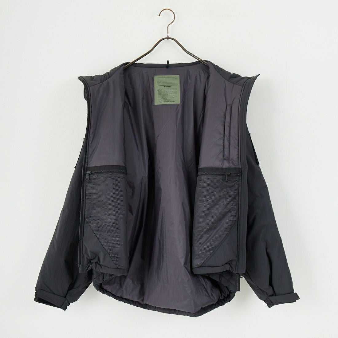 WILD THINGS [ワイルドシングス] ショートモンスターパーカー [WT25102SK] BLACK