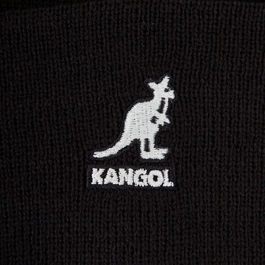 KANGOL [カンゴール] 2WAYテキストビーニー [254069605] 01 BLACK