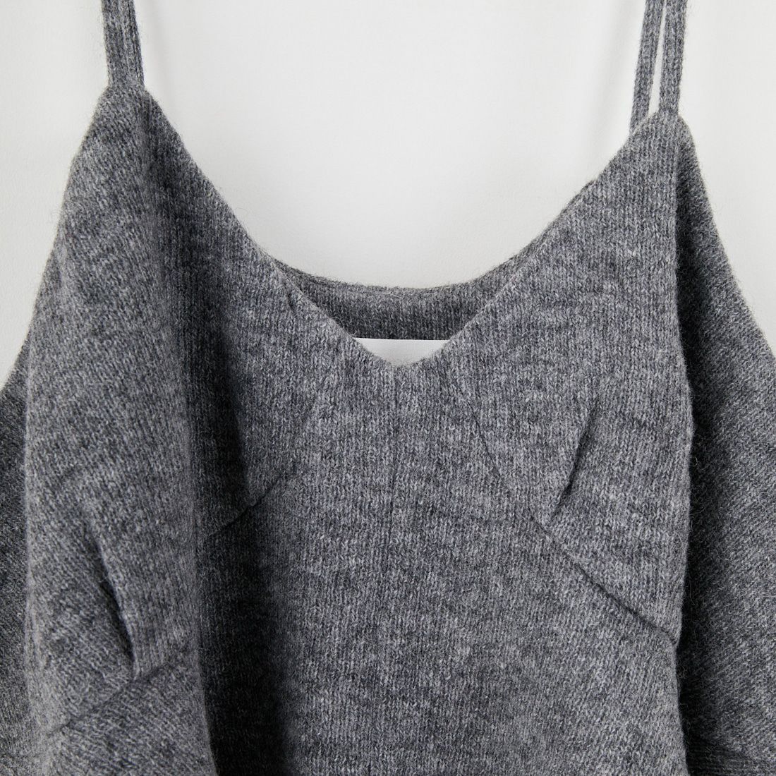 crinkle crinkle crinkle [クリンクル クリンクル クリンクル] ウールミックス ランジェリーキャミソール [CC-4023] GREY