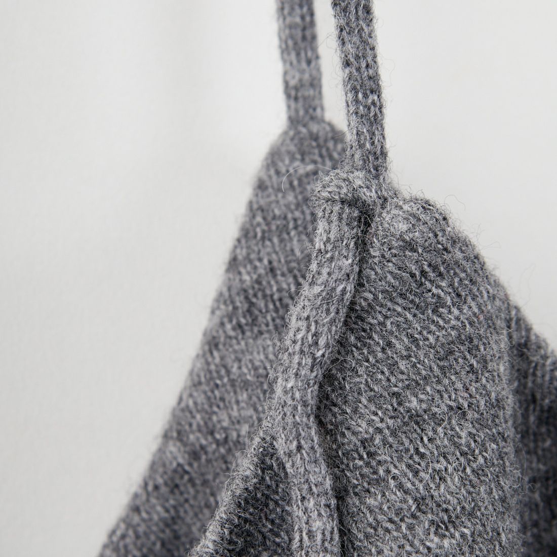 crinkle crinkle crinkle [クリンクル クリンクル クリンクル] ウールミックス ランジェリーキャミソール [CC-4023] GREY