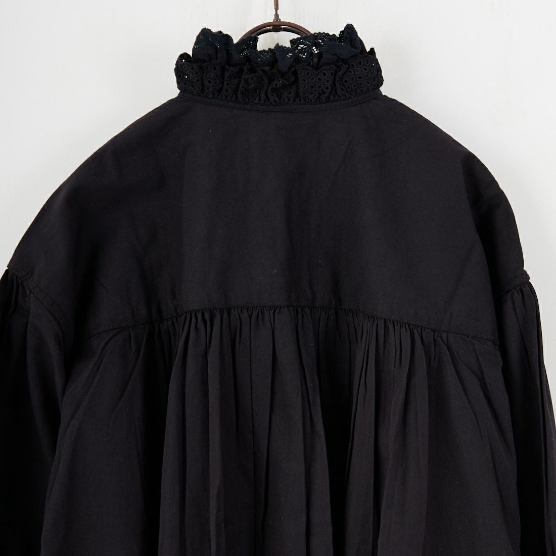 crinkle crinkle crinkle [クリンクル クリンクル クリンクル] リビルドレースシャツドレス [CC-4032] BLACK