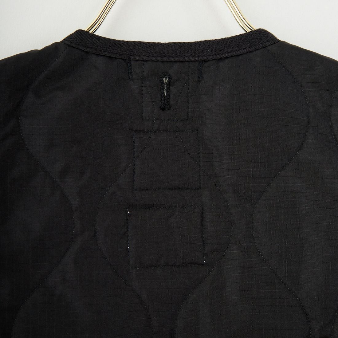 TAION [タイオン] キッズ ミリタリー Vネックジップダウンベスト [TAION-K001ZML-1] BLACK