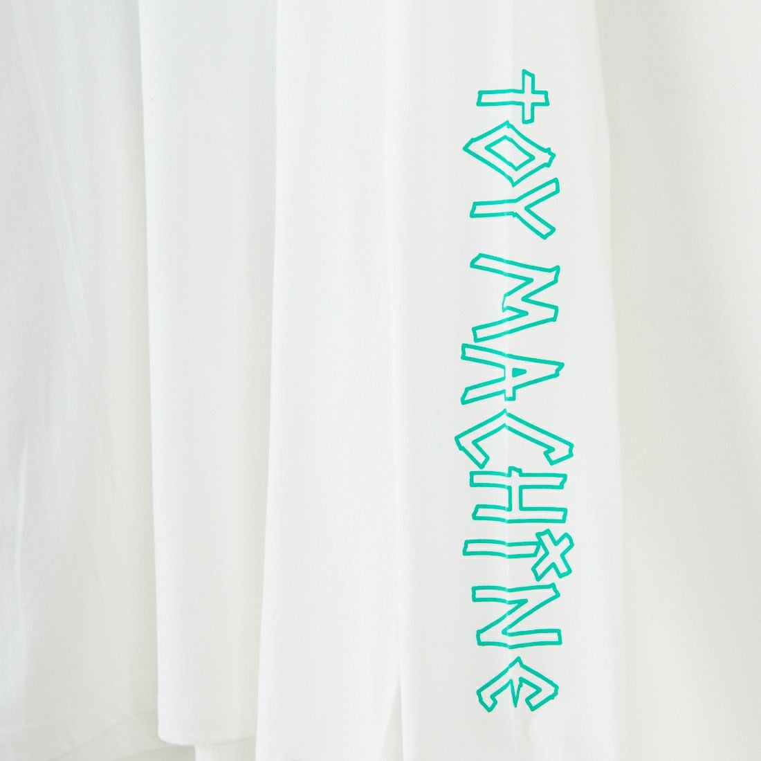 toy machine [トイマシーン] ウィングセクトロケット刺繍 ロングスリーブTシャツ [TMFFLT14] WHITE