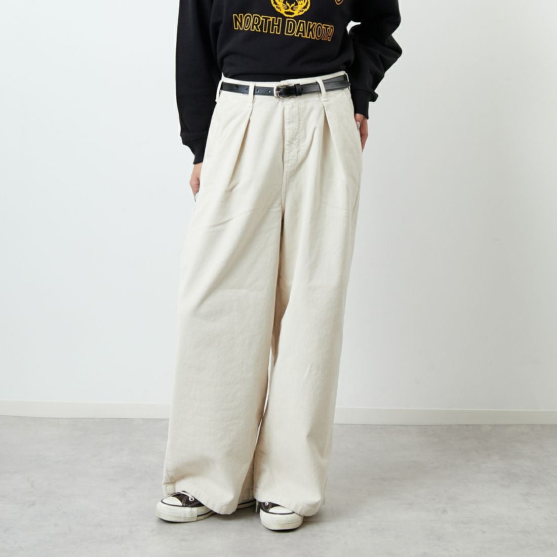 9534 IVORY&&モデル身長：162cm 着用サイズ：S&&