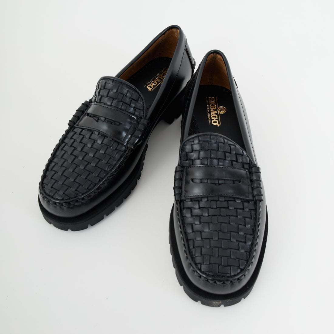 SEBAGO [セバゴ] OTIS VAMP LUG レザーローファー [78114WW] 902 BLACK