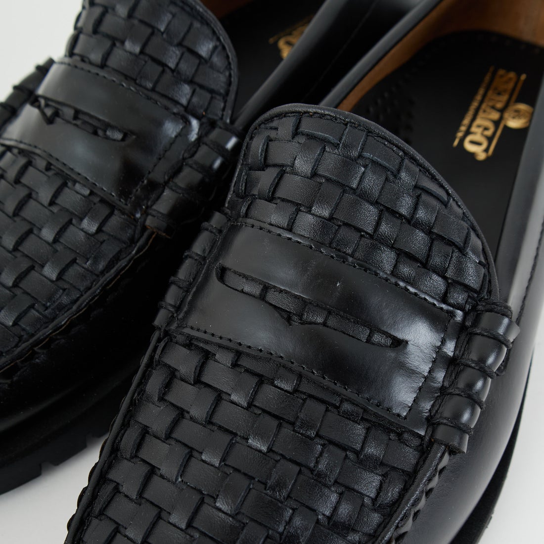 SEBAGO [セバゴ] OTIS VAMP LUG レザーローファー [78114WW] 902 BLACK