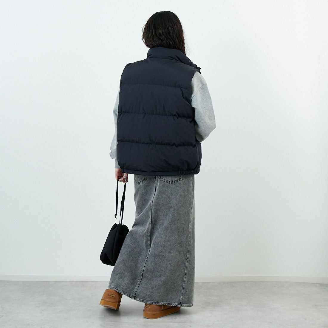 THE NORTH FACE [ザ ノースフェイス] キャンプシエラベスト [ND92530] K &&モデル身長：162cm 着用サイズ：S&&