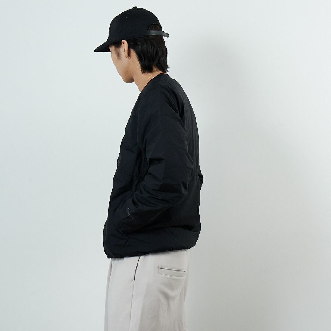 THE NORTH FACE [ザ ノースフェイス] オルタレーションゼファーシェルカーディガン [ND92561] K &&モデル身長：179cm 着用サイズ：M&&