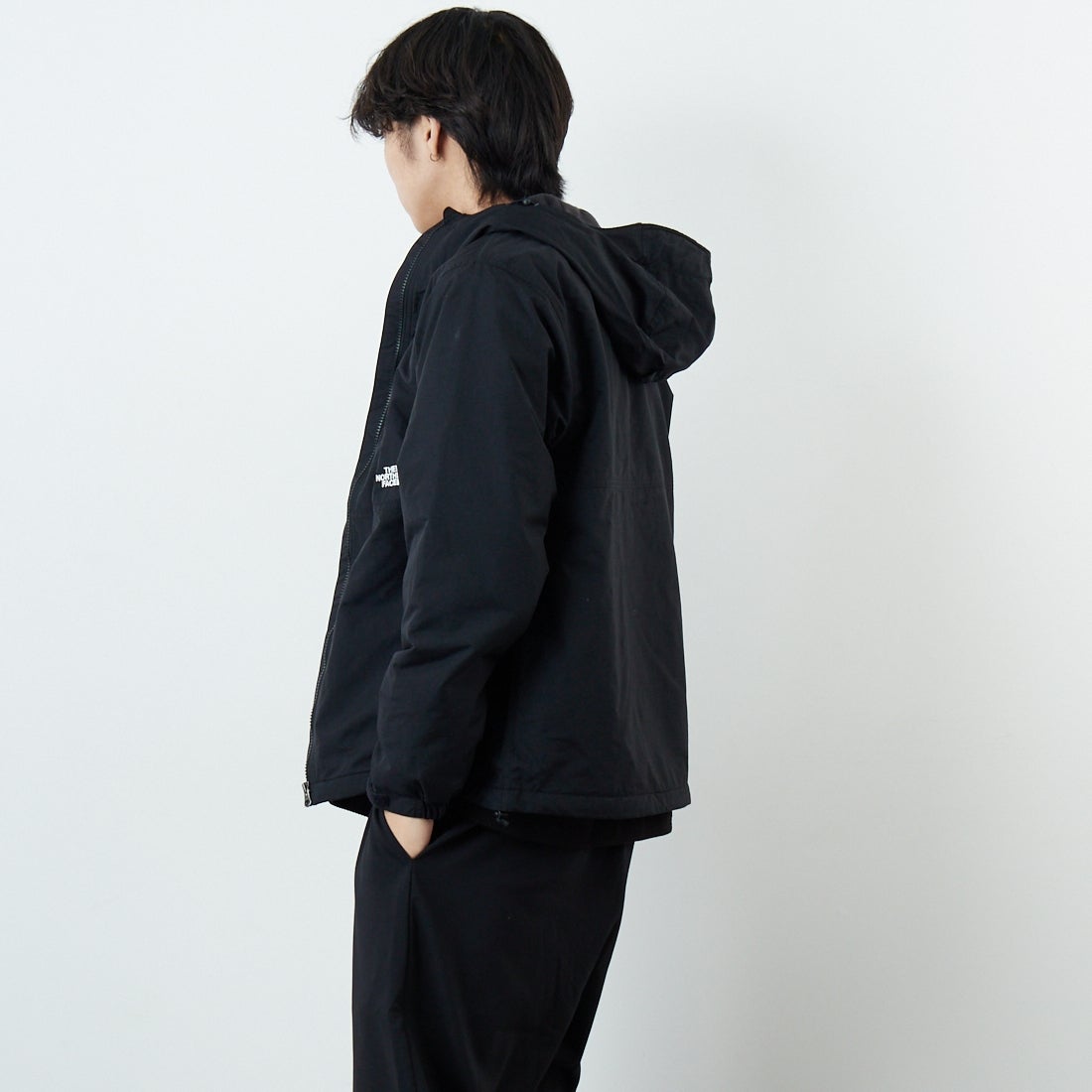 THE NORTH FACE [ザ ノースフェイス] コンパクトノマドジャケット [NP72531] K &&モデル身長：179cm 着用サイズ：M&&