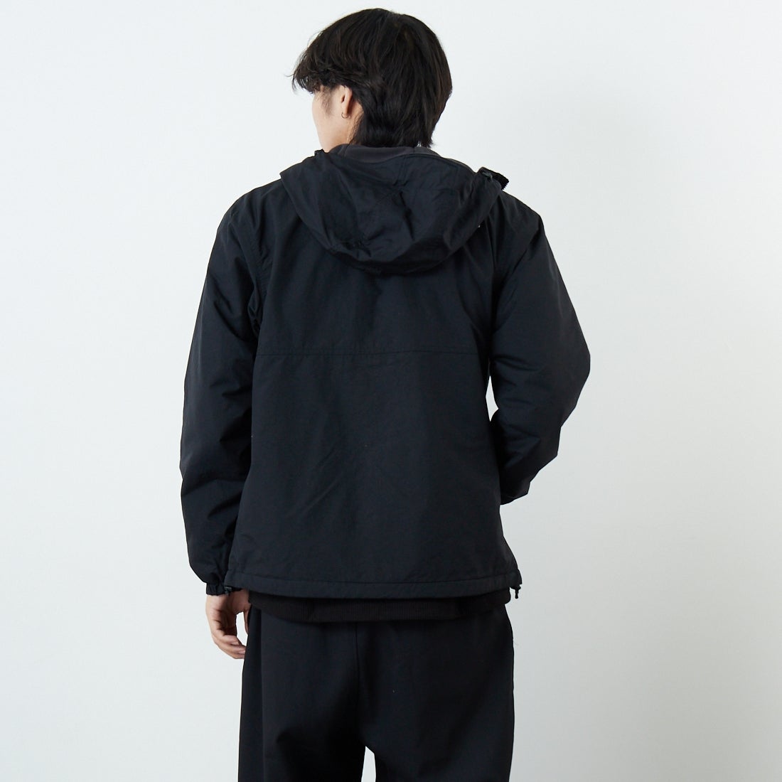 THE NORTH FACE [ザ ノースフェイス] コンパクトノマドジャケット [NP72531] K &&モデル身長：179cm 着用サイズ：M&&