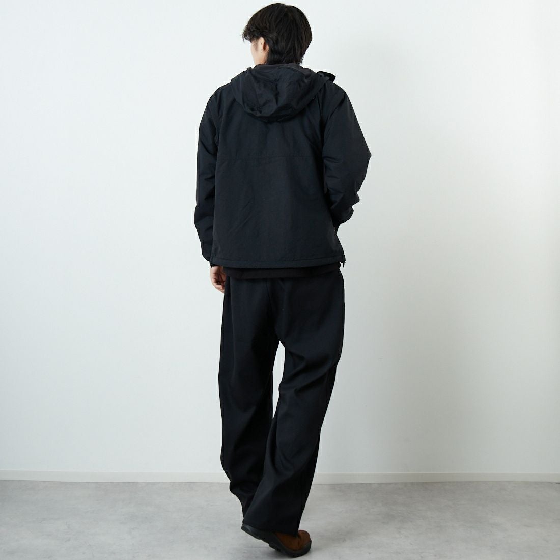 THE NORTH FACE [ザ ノースフェイス] コンパクトノマドジャケット [NP72531] K &&モデル身長：179cm 着用サイズ：M&&