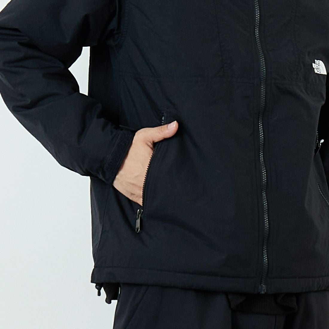 THE NORTH FACE [ザ ノースフェイス] コンパクトノマドジャケット [NP72531] K &&モデル身長：179cm 着用サイズ：M&&