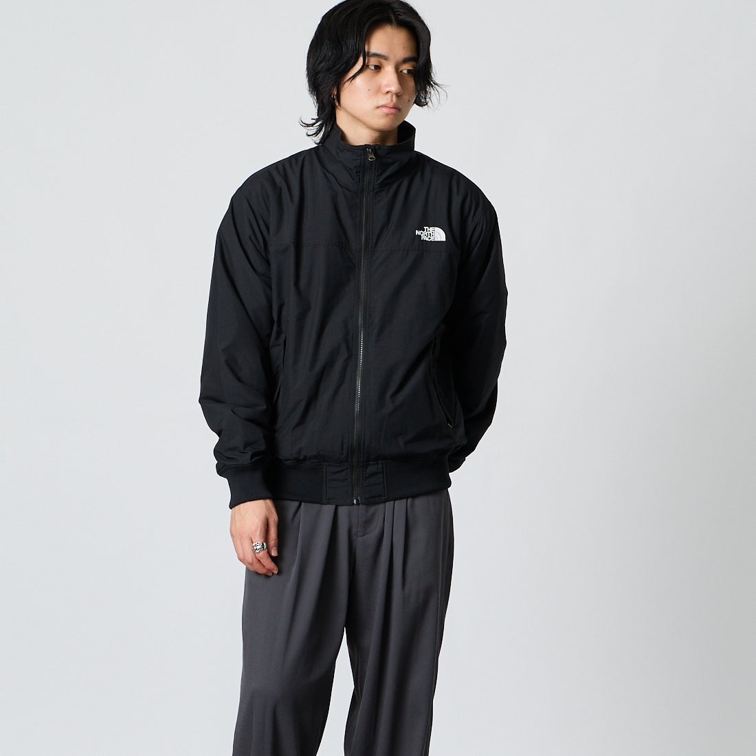 THE NORTH FACE [ザ ノースフェイス] コンパクトノマドブルゾン [NP72532] K &&モデル身長：177cm 着用サイズ：M&&