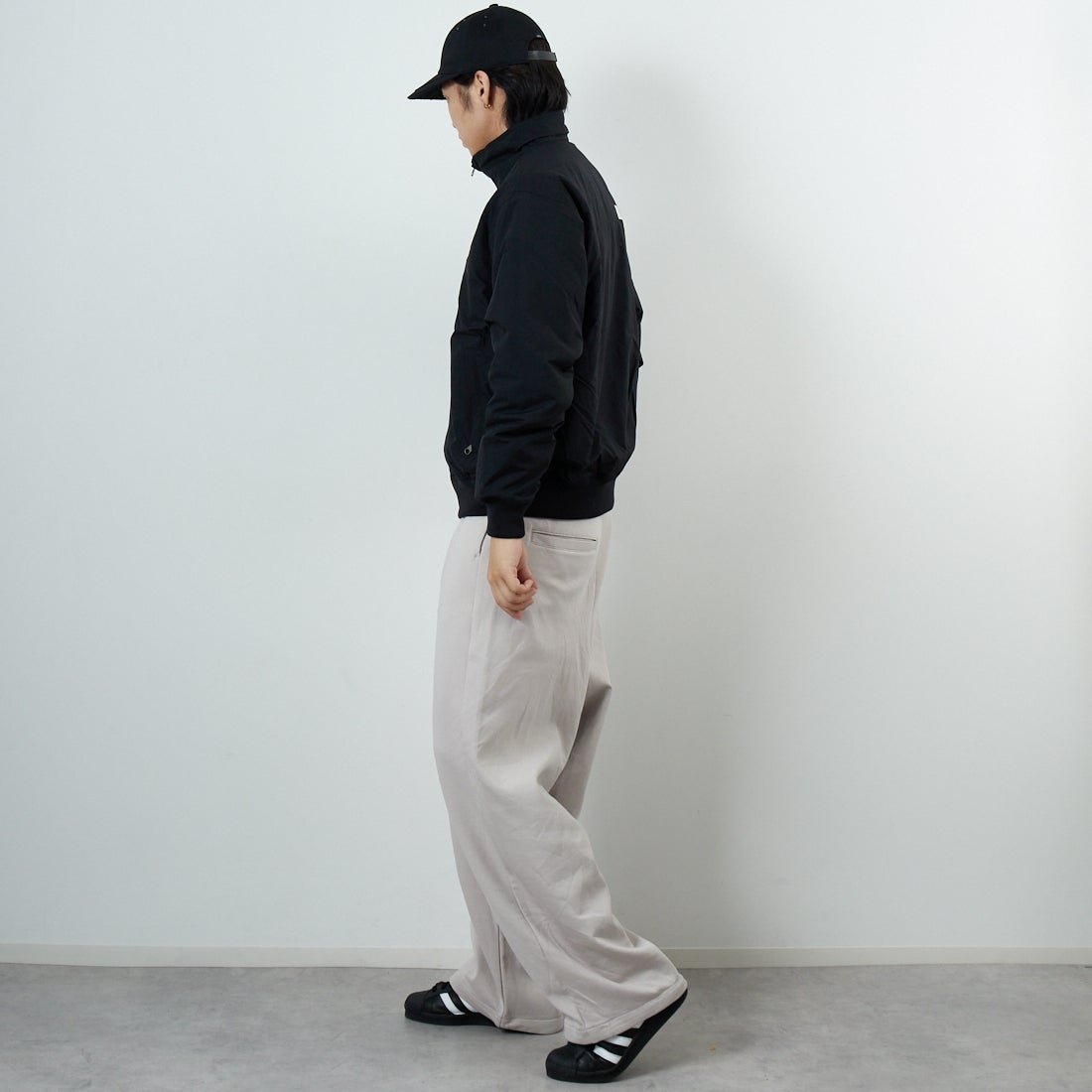 THE NORTH FACE [ザ ノースフェイス] コンパクトノマドブルゾン [NP72532] K &&モデル身長：179cm 着用サイズ：M&&