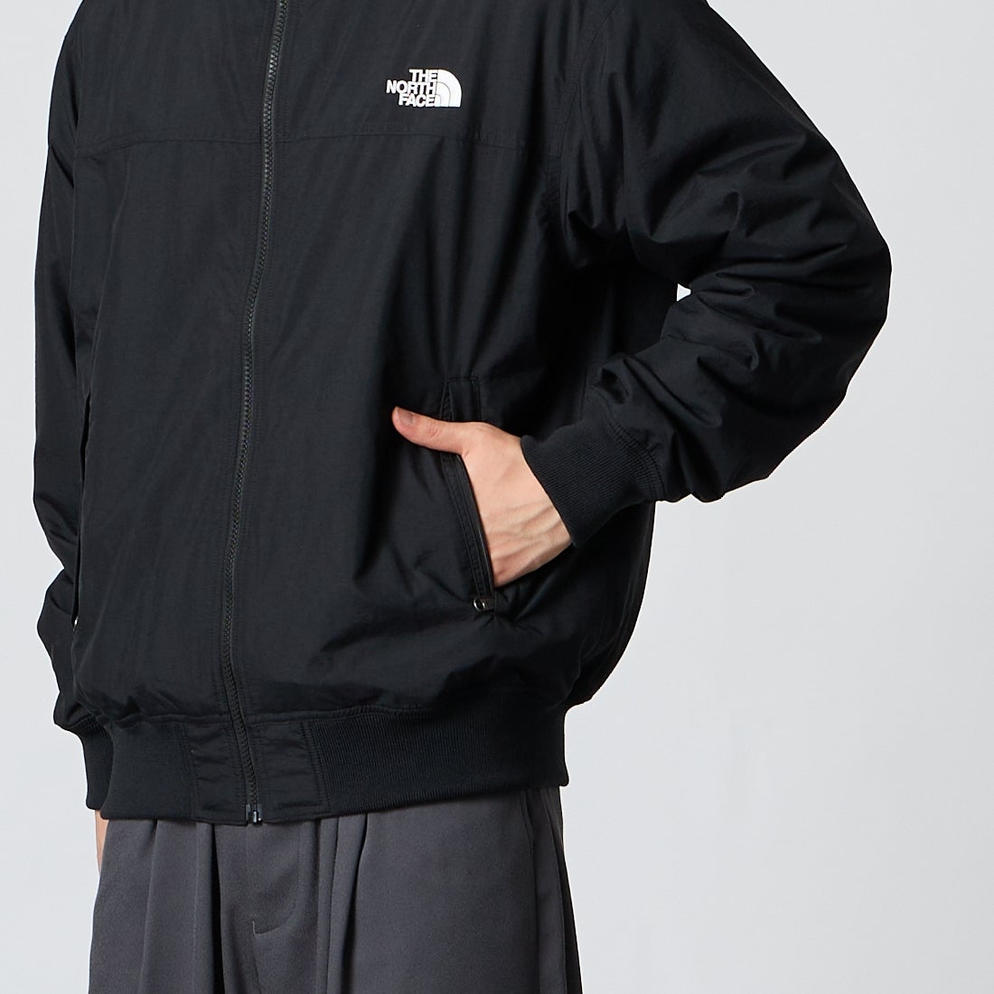 THE NORTH FACE [ザ ノースフェイス] コンパクトノマドブルゾン [NP72532] K &&モデル身長：177cm 着用サイズ：M&&