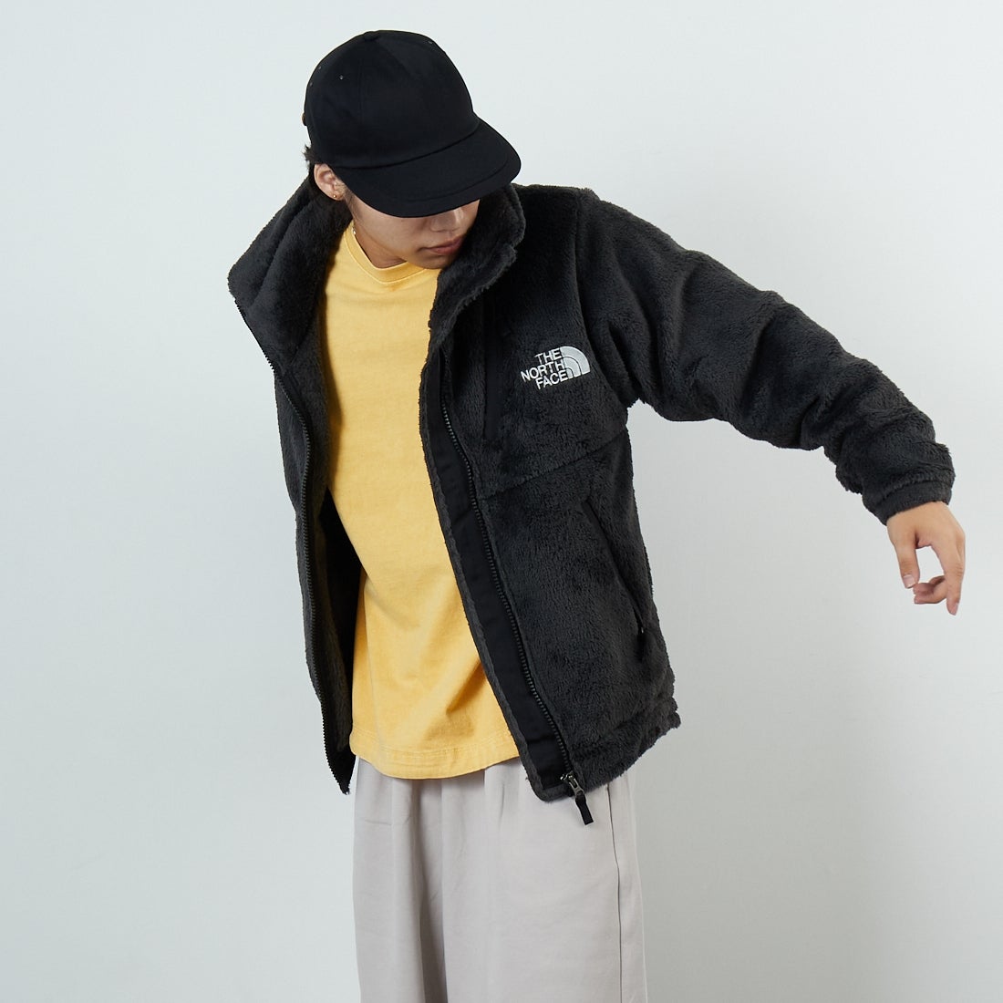 THE NORTH FACE [ザ ノースフェイス] バーサロフトジャケット [NA62550] K &&モデル身長：179cm 着用サイズ：M&&