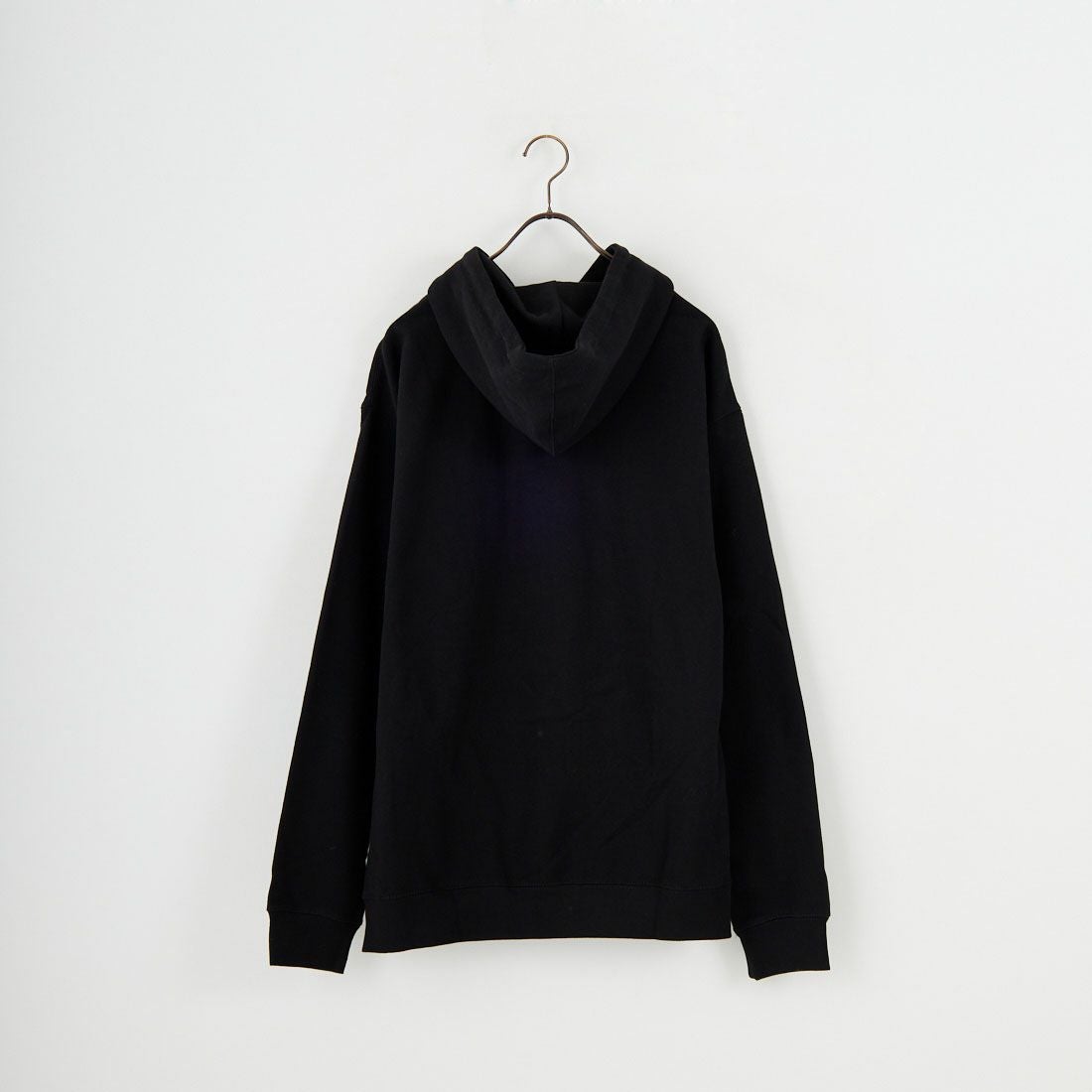 MUSIC TEE [ミュージックティー] Oasis ロックプリントプルオーバーフーディ [DECCA-LOGO] BLACK