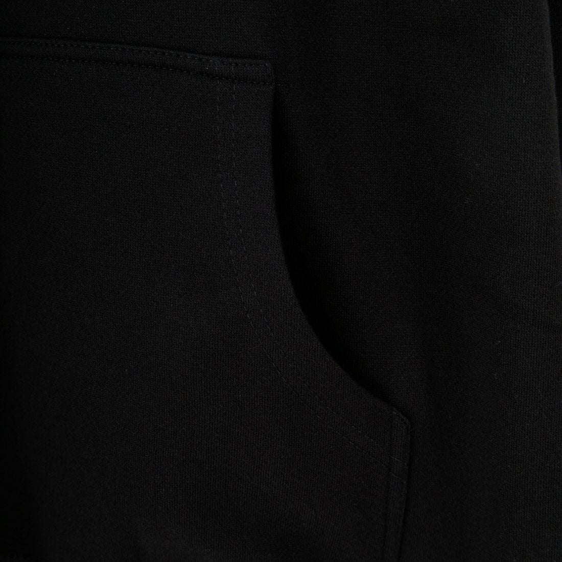 MUSIC TEE [ミュージックティー] Oasis ロックプリントプルオーバーフーディ [DECCA-LOGO] BLACK