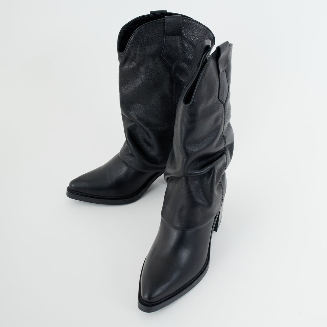 BARI SHOES [バリシューズ] レザーブーツ [98-BAR-ROMAN-06] BLACK