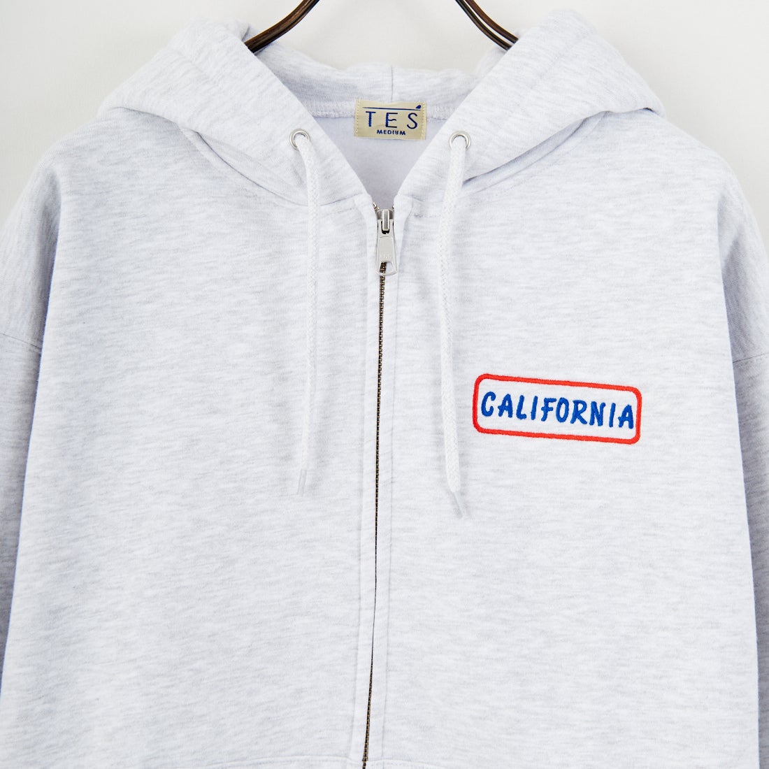 The Endless Summer [エンドレスサマー] グッドタイムズ刺繍ビッグスウェットジップパーカー [C-25774300] 06 OATMEAL