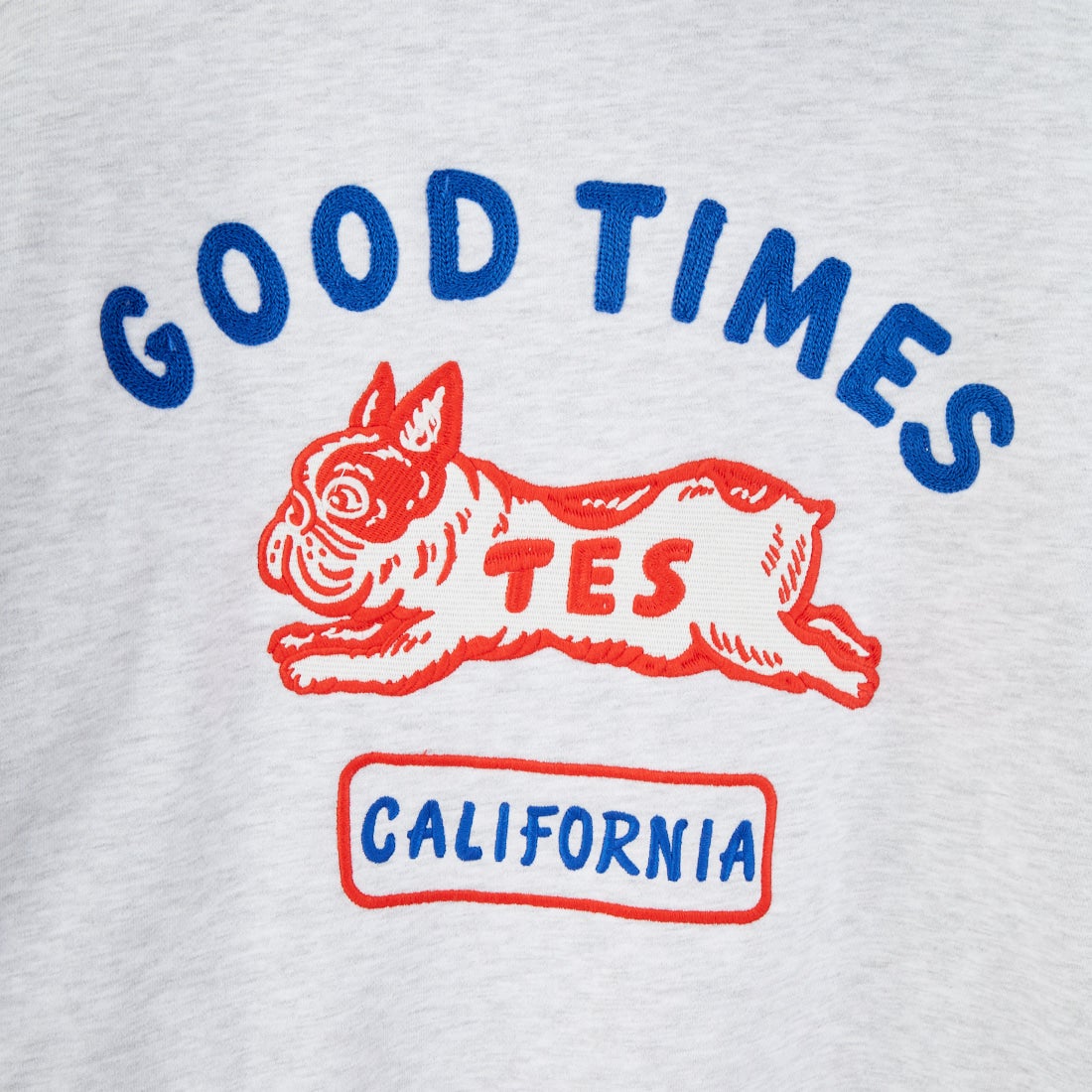 The Endless Summer [エンドレスサマー] グッドタイムズ刺繍ビッグスウェットジップパーカー [C-25774300] 06 OATMEAL