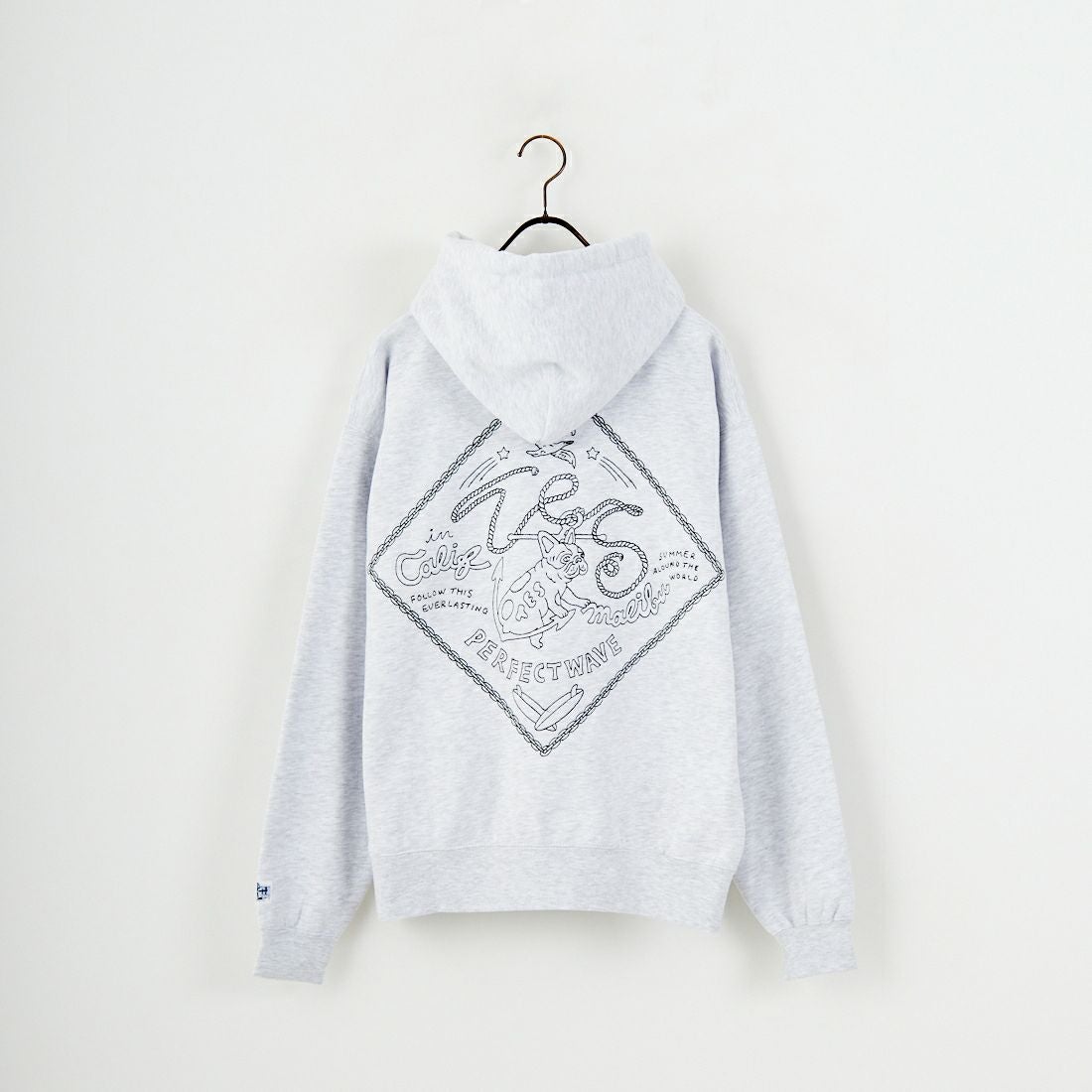 The Endless Summer [エンドレスサマー] バンダナ刺繍 ビッグスウェットパーカー [C-25774301] 06 OATMEAL