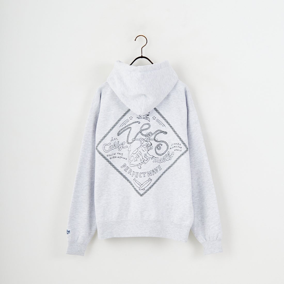 The Endless Summer [エンドレスサマー] バンダナ刺繍 ビッグスウェットパーカー [C-25774301] 06 OATMEAL