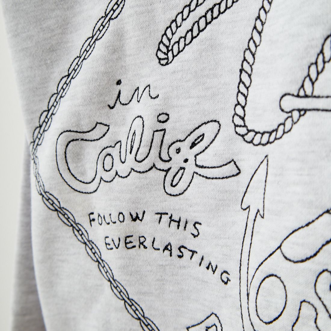 The Endless Summer [エンドレスサマー] バンダナ刺繍 ビッグスウェットパーカー [C-25774301] 06 OATMEAL