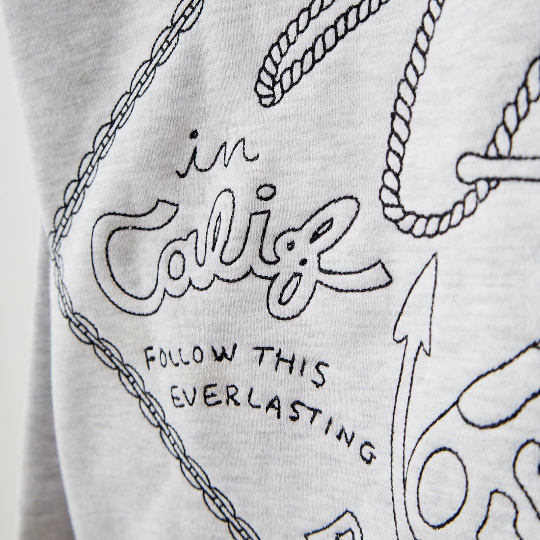 The Endless Summer [エンドレスサマー] バンダナ刺繍 ビッグスウェットパーカー [C-25774301] 06 OATMEAL