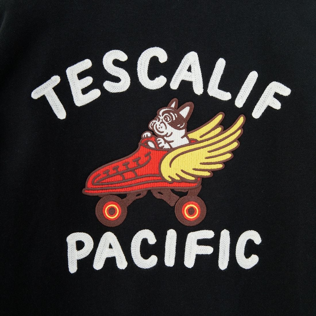 The Endless Summer [エンドレスサマー] 60s ローラーダービーロゴ刺繍 クルーネックスウェット [C-25774302] 01 BLACK