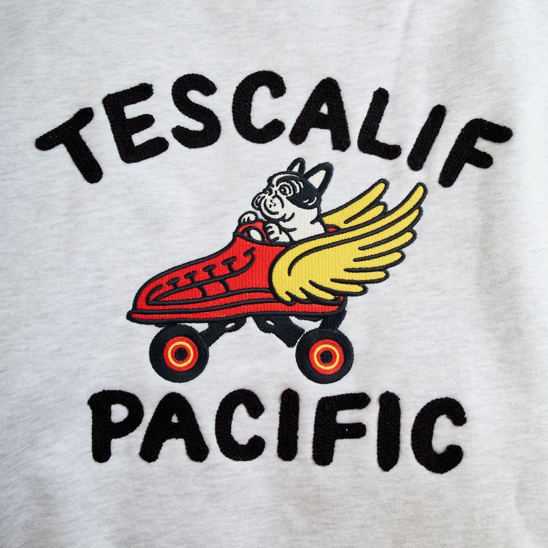 The Endless Summer [エンドレスサマー] 60s ローラーダービーロゴ刺繍 クルーネックスウェット [C-25774302] 06 OATMEAL