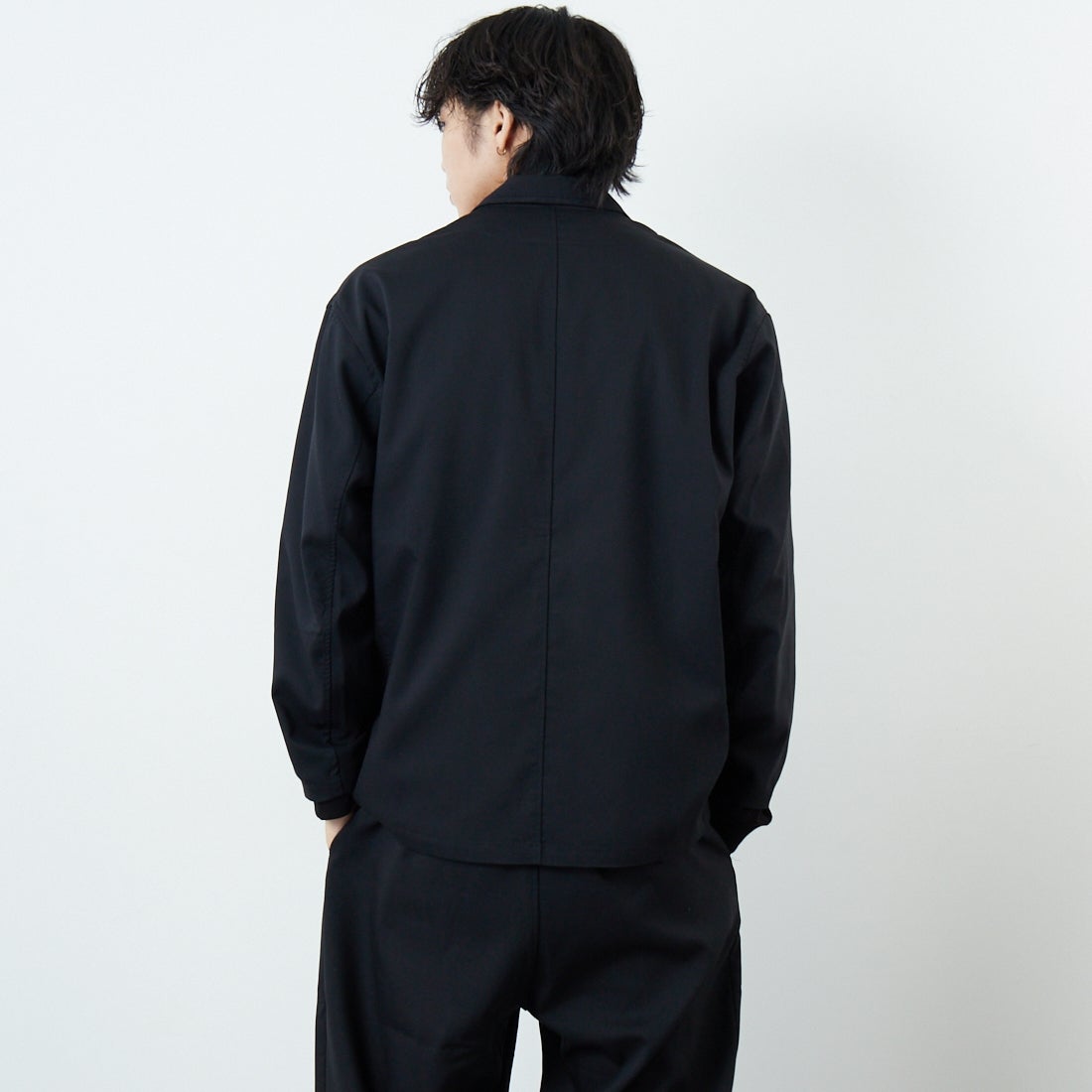 PERS PROJECTS [パースプロジェクト] 別注 テーラードジャケット [25FW-16093-JF]BLACK &&モデル身長：179cm 着用サイズ：2&&