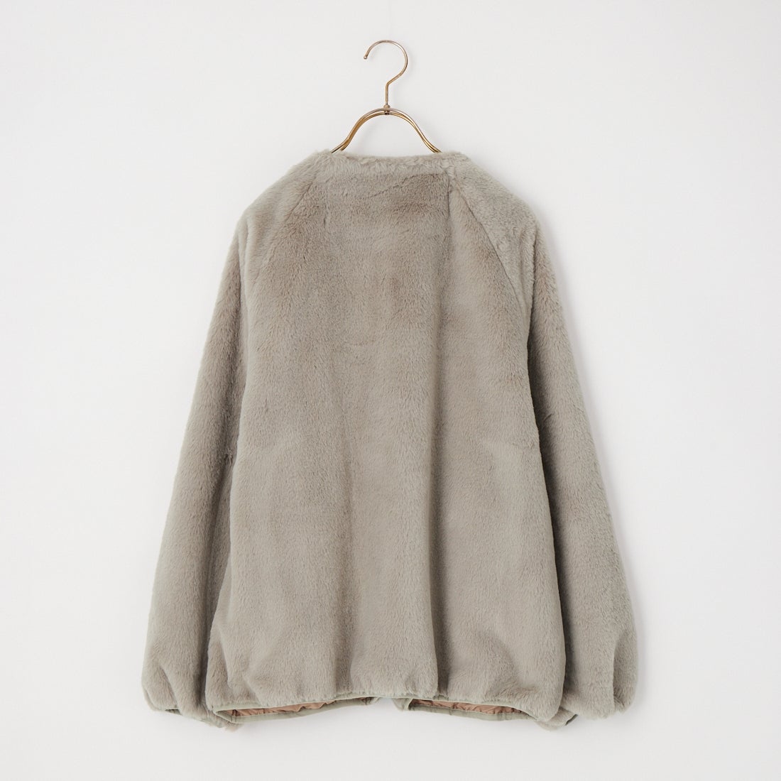 Jeans Factory Clothes [ジーンズファクトリークローズ] リバーシブルフェイクファーブルゾン [147221] 27 ｸﾞﾚｰｼﾞｭ