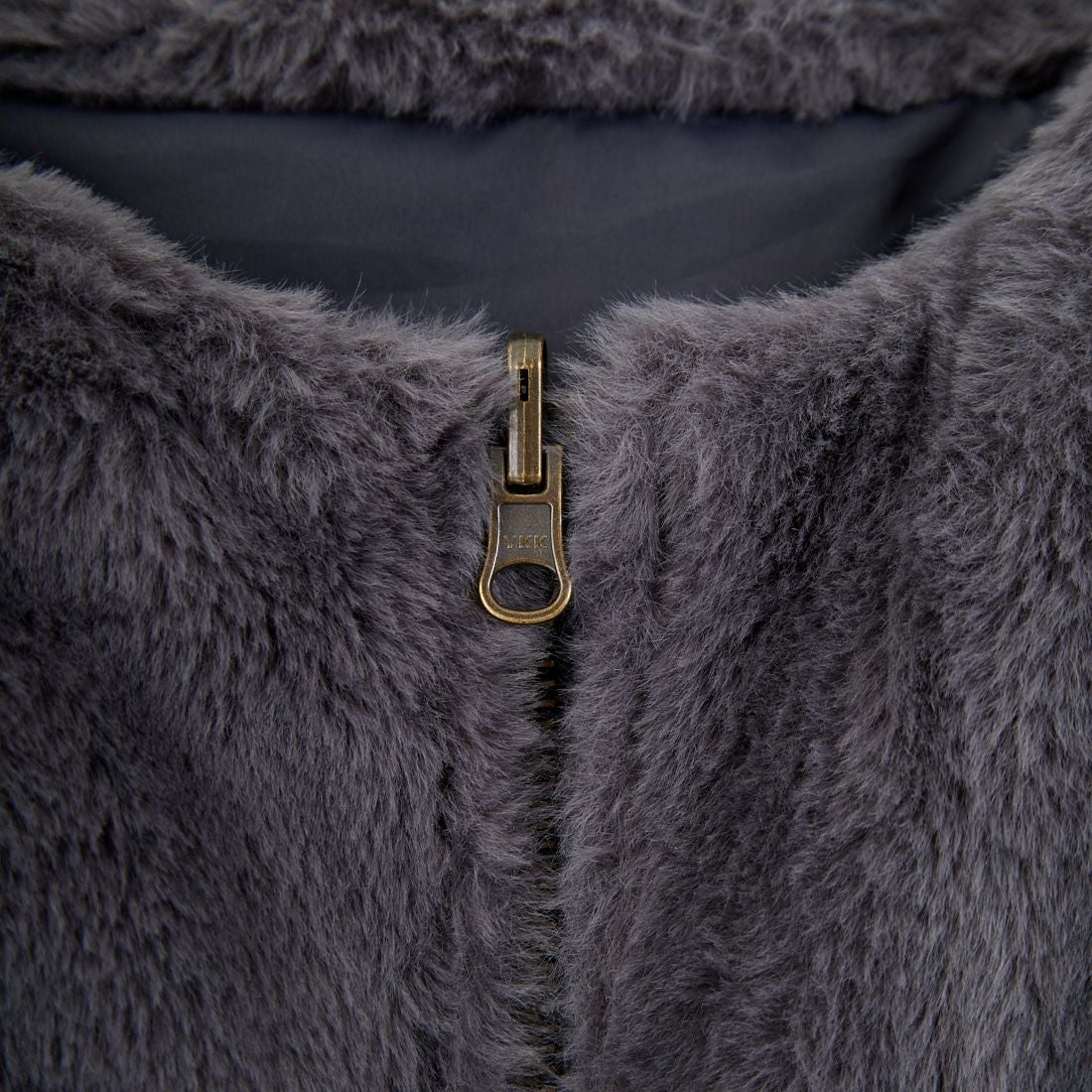 Jeans Factory Clothes [ジーンズファクトリークローズ] リバーシブルフェイクファーブルゾン [147221] 08 ﾁｬｺｰﾙ