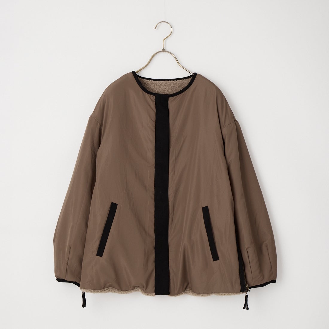 Jeans Factory Clothes [ジーンズファクトリークローズ] サイドファスナー リバーシブルボアジャケット [157216] 16 ﾓｶ