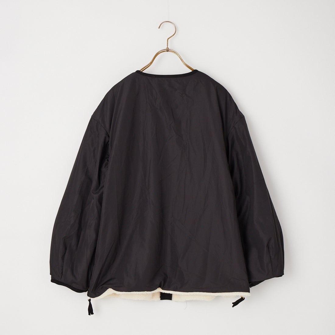 Jeans Factory Clothes [ジーンズファクトリークローズ] サイドファスナー リバーシブルボアジャケット [157216] 01 ﾎﾜｲﾄ