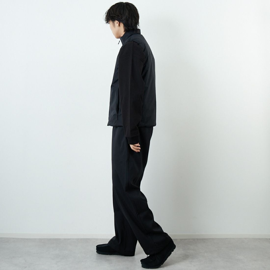 THE NORTH FACE [ザ ノースフェイス] GTXアクションインサレーテッドベスト [NY82580] K &&モデル身長：179cm 着用サイズ：M&&