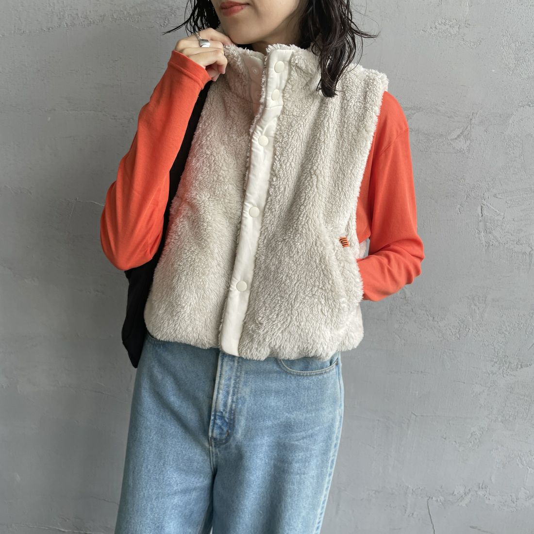 BEIGE&&モデル身長：160cm 着用サイズ：F&&