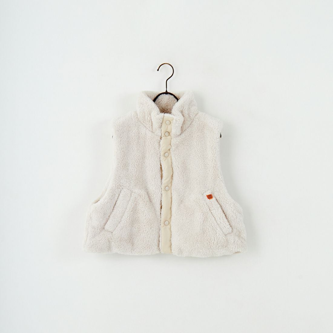 UNIVERSAL OVERALL [ユニバーサルオーバーオール] 別注 ショート丈ボアベスト [U2532436IN-JF] BEIGE