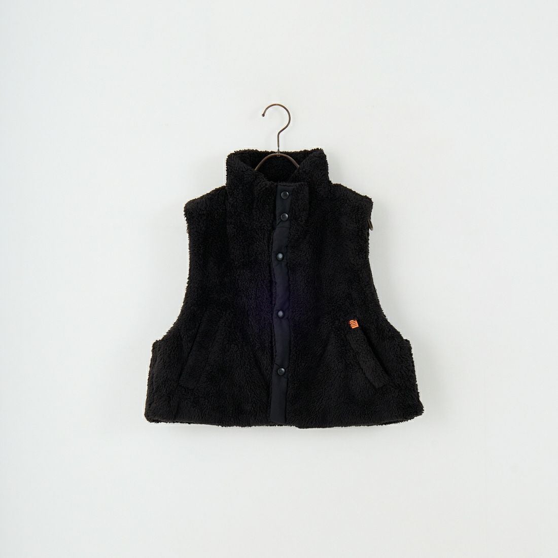 UNIVERSAL OVERALL [ユニバーサルオーバーオール] 別注 ショート丈ボアベスト [U2532436IN-JF] BLACK