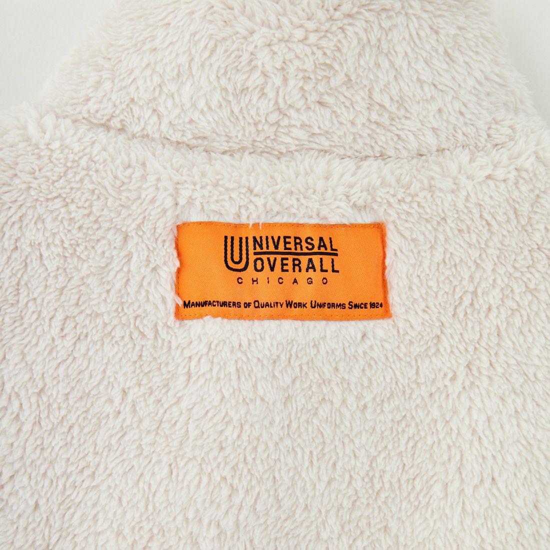 UNIVERSAL OVERALL [ユニバーサルオーバーオール] 別注 ショート丈ボアベスト [U2532436IN-JF] BEIGE