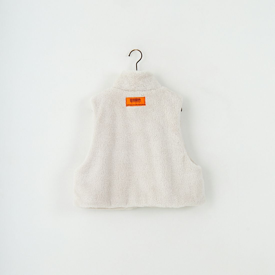 UNIVERSAL OVERALL [ユニバーサルオーバーオール] 別注 ショート丈ボアベスト [U2532436IN-JF] BEIGE