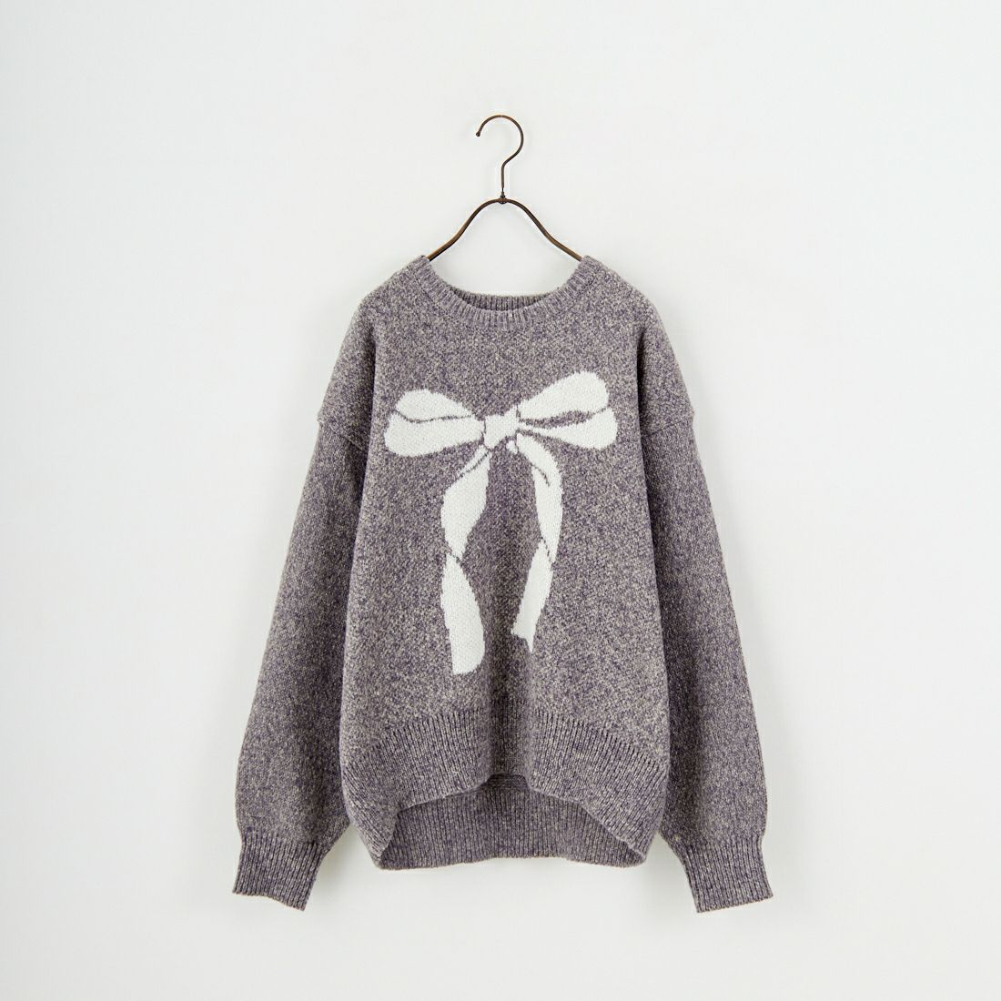 Noir Fabrik [ヌワールファブリック] アソートジャガードニットプルオーバー [NF25131043] 06 T.GRAY